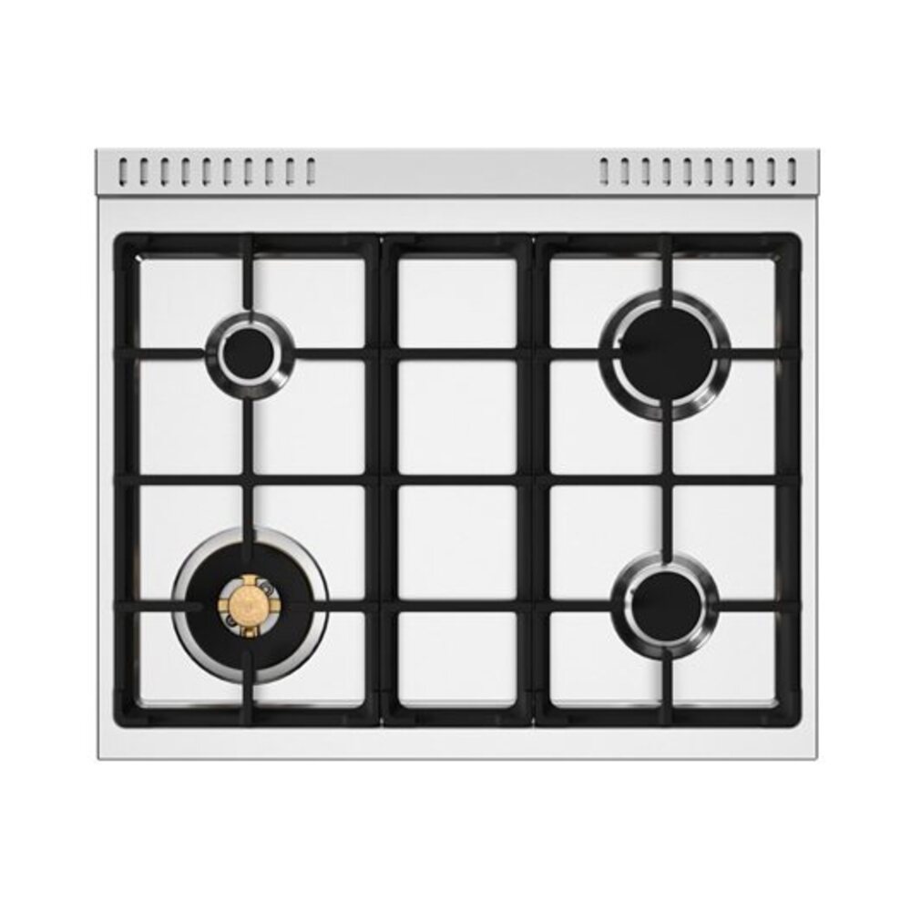 Bertazzoni-PRO304BFEPNET-4 brass burners