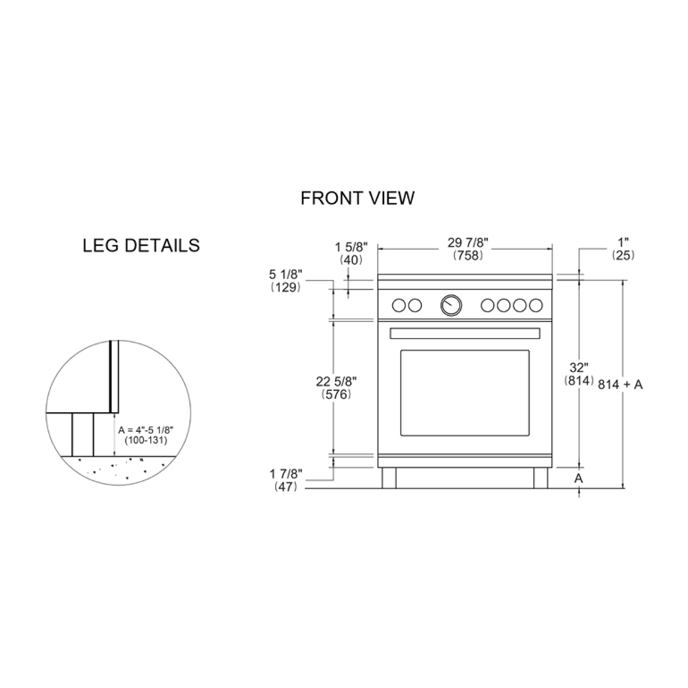Bertazzoni-PRO304INMXV-dimensions