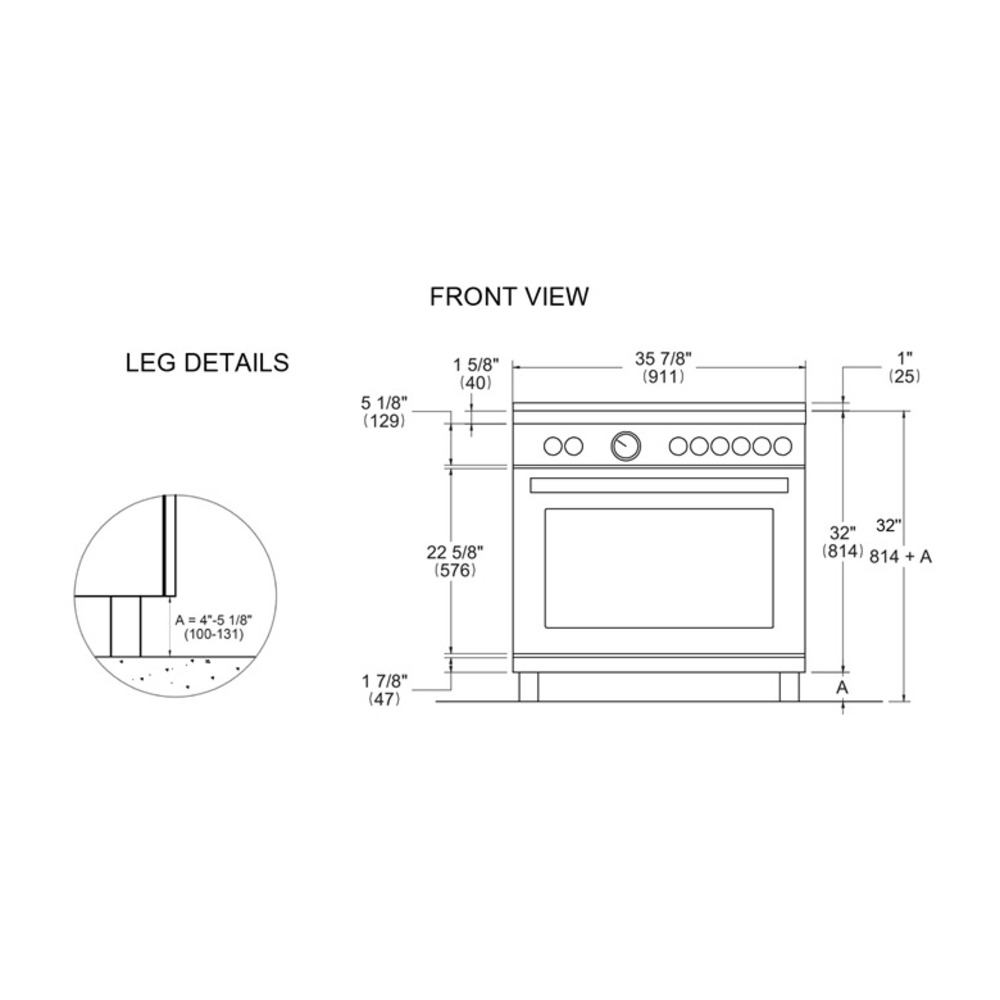 Bertazzoni-PRO366BCFGMBIT-dimensions