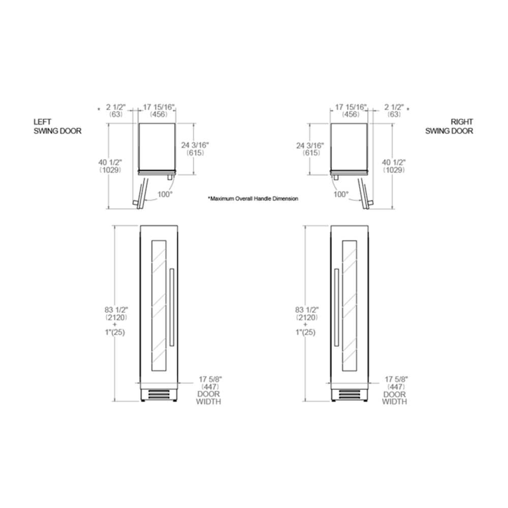 Bertazzoni-REF18FCIPIXR23-dimensions