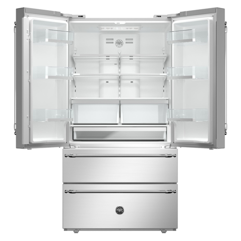 Bertazzoni-REF36FDFIXNV-counter-deep refrigerator has ample storage capacity