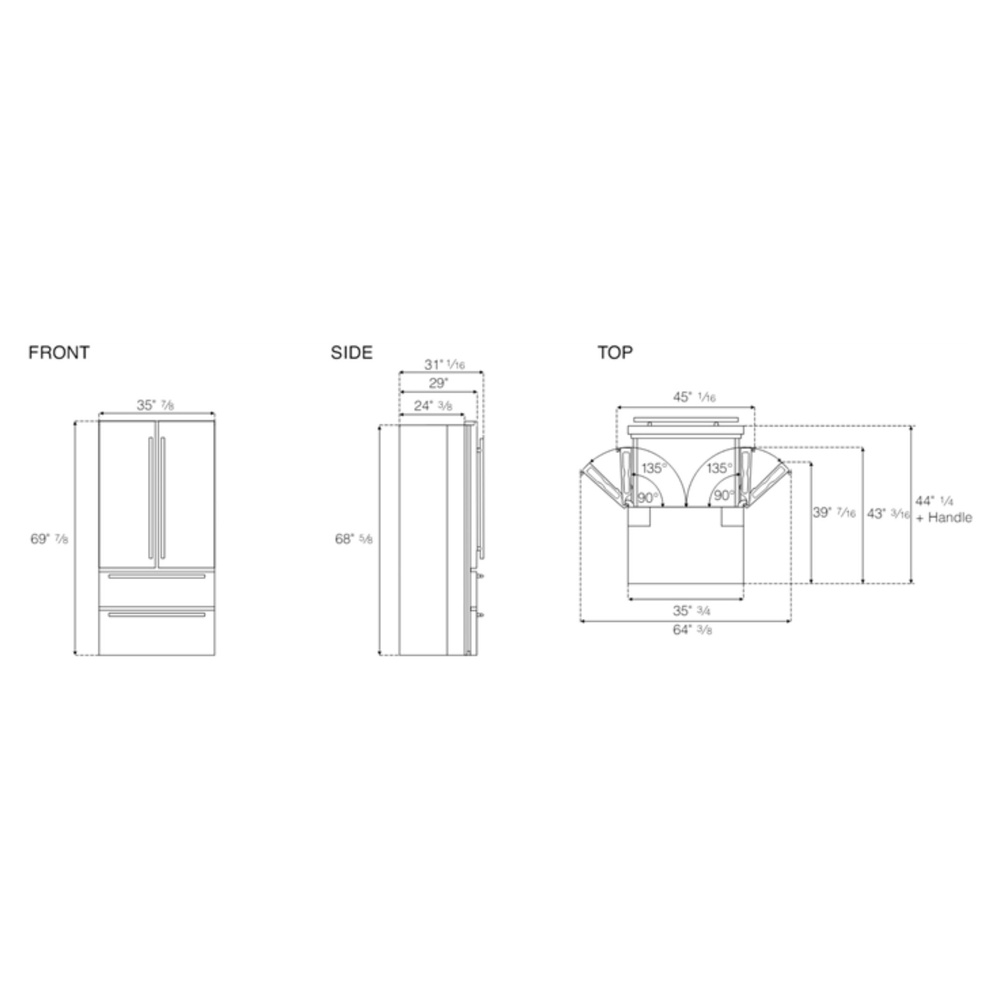Bertazzoni-REF36FDFIXNV-Dimensions