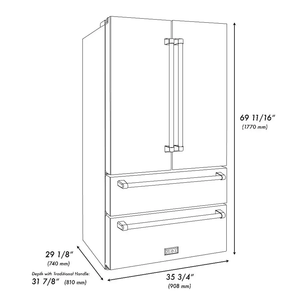 RFM36BS-Dimensions