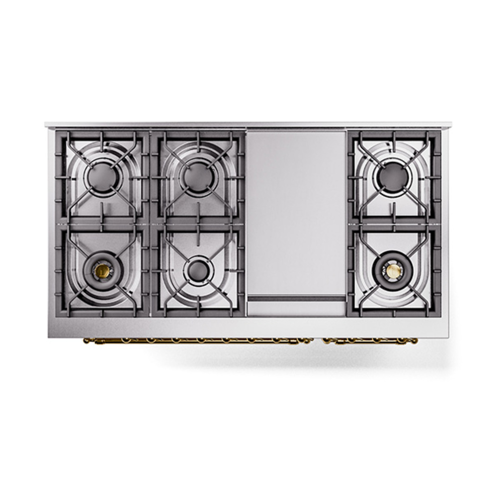 ILVE_UN48FNMPAWGLP_Nostalgie_II_48"_Dual_Fuel_Range_top_view