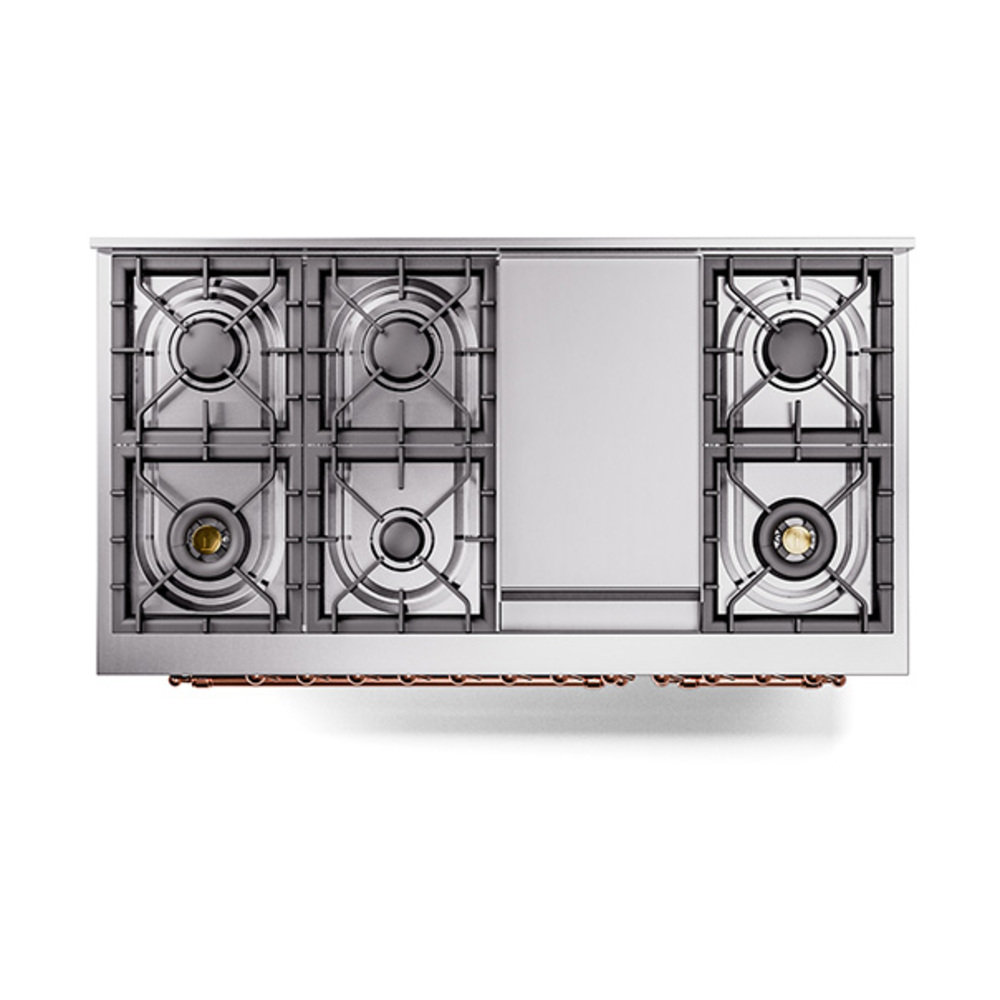 ILVE_UN48FNMPBGPLP_Nostalgie_II_48"_Dual_Fuel_Range_top_view