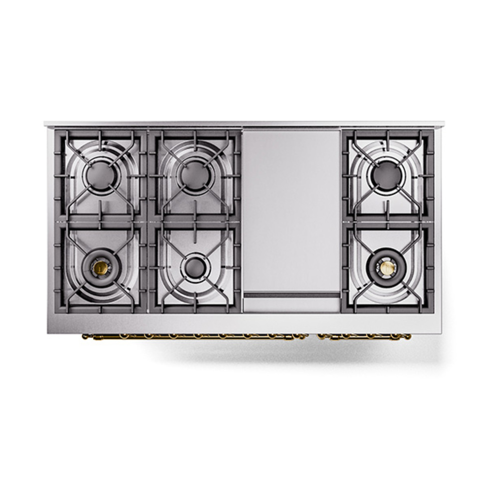 ILVE_UN48FNMPBUG_Nostalgie_II_48"_Dual_Fuel_Range_top_view