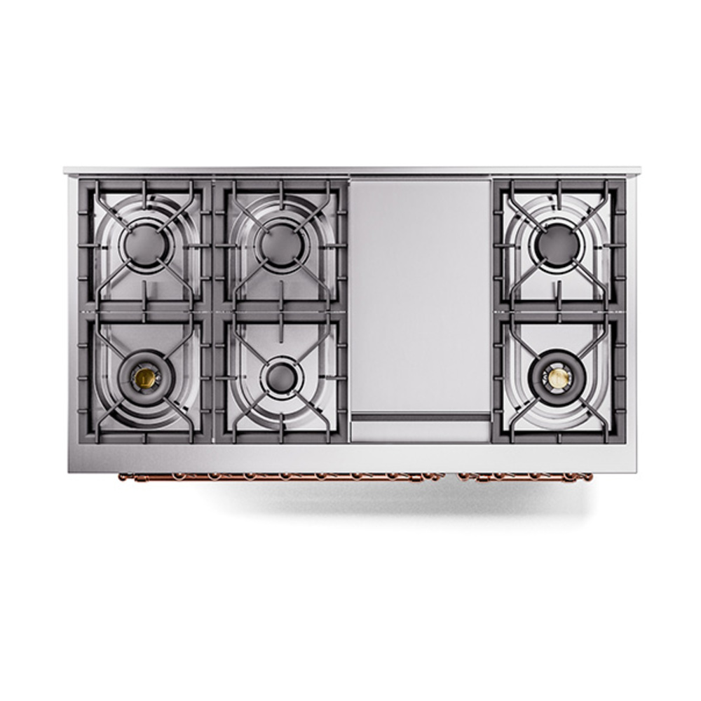 ILVE_UN48FNMPBUP_Nostalgie_II_48"_Dual_Fuel_Range_top_view