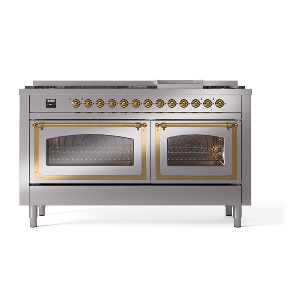 ILVE_UN60FNMPSSG_Nostalgie_II_60"_Dual_Fuel_Range_front_view
