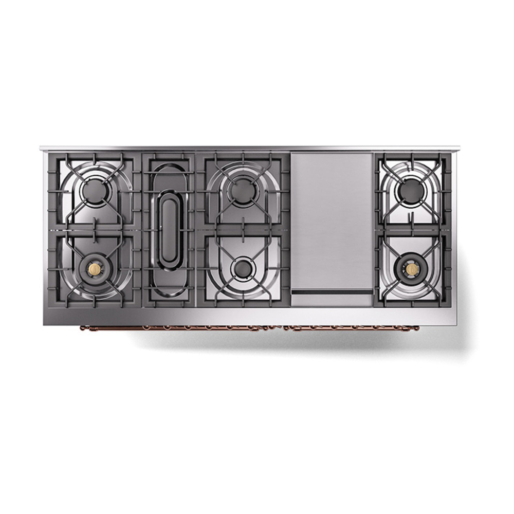 ILVE_UN60FQNMPBGP_Nostalgie_II_60"_Dual_Fuel_Range_top_view