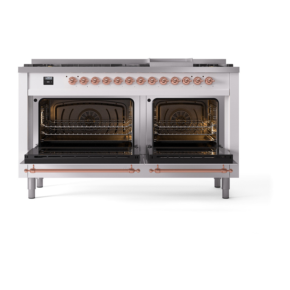 ILVE_UN60FQNMPRAP_Nostalgie_II_60"_Dual_Fuel_Range_oven_door_opened