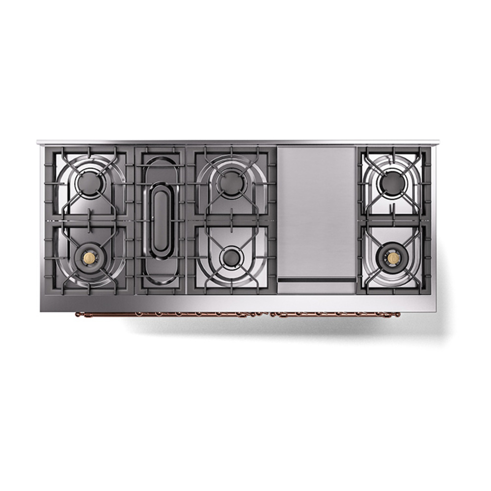 ILVE_UN60FQNMPSSP_Nostalgie_II_60"_Dual_Fuel_Range_top_view