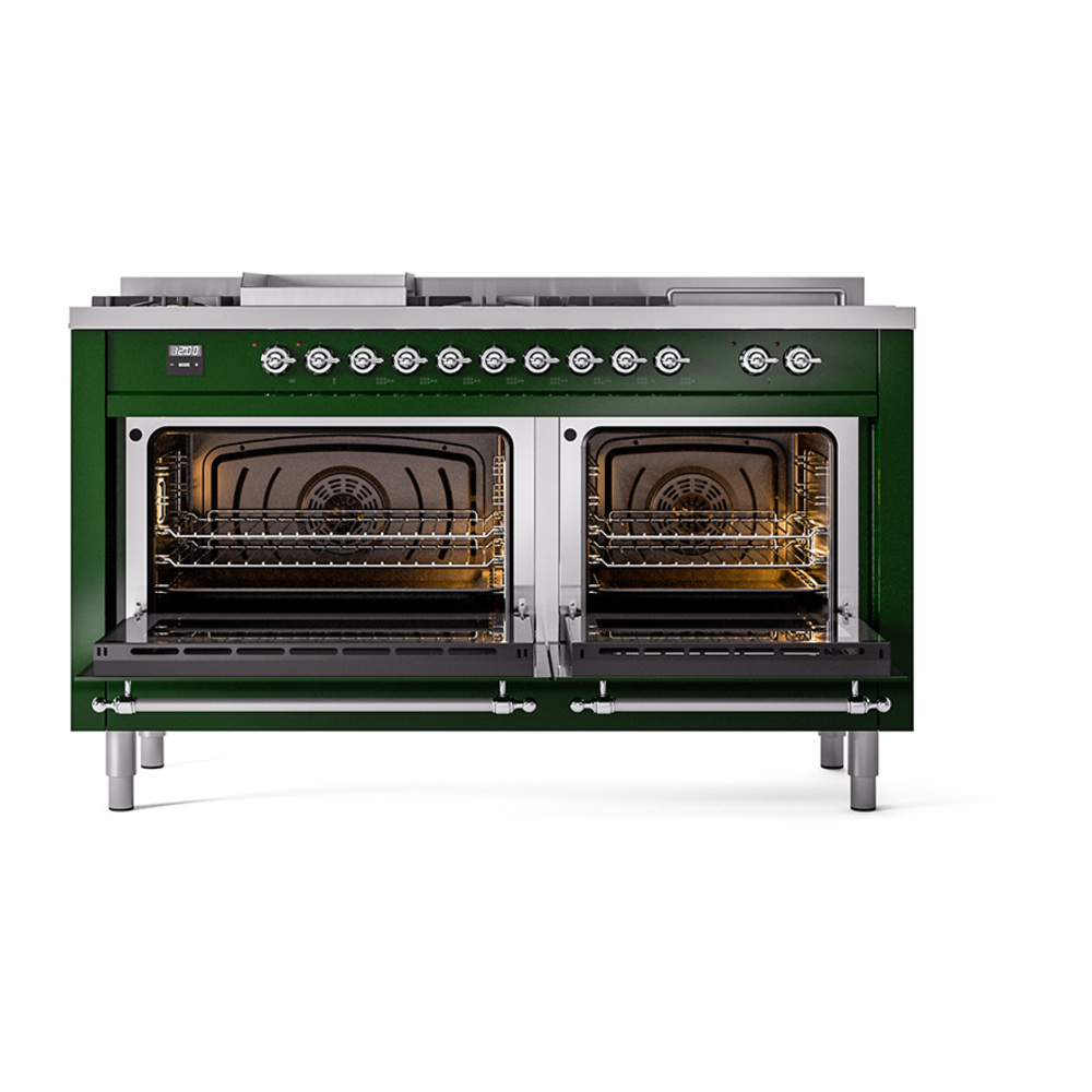ILVE_UN60FSQNMPEGC_Nostalgie_II_60"_Dual_Fuel_Range_oven_door_opened