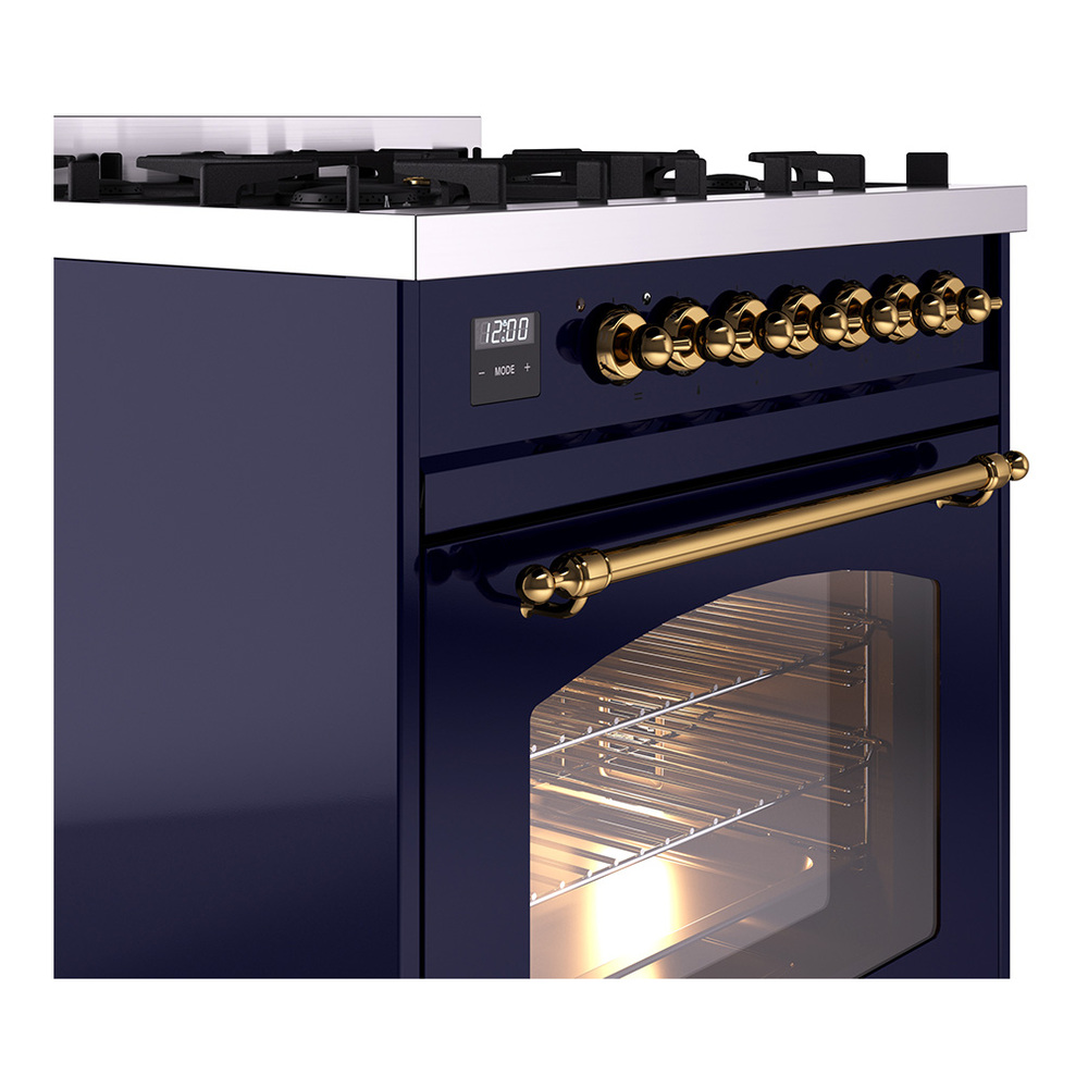ILVE_UP30NMPMBGLP_Nostalgie_II_30"_Dual_Fuel_Range_details