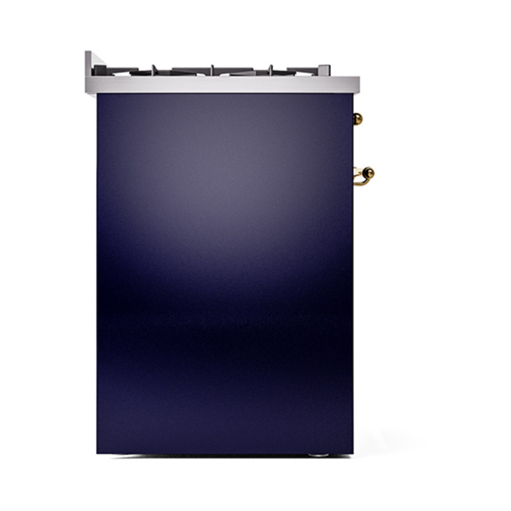 ILVE_UP30NMPMBGLP_Nostalgie_II_30"_Dual_Fuel_Range_left_side