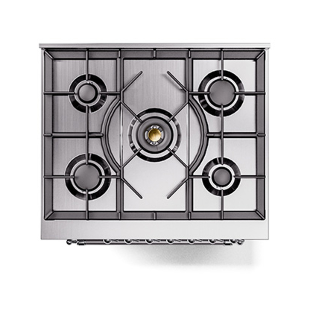 ILVE_UP30NMPRACLP_Nostalgie_II_30"_Dual_Fuel_Range_top_view