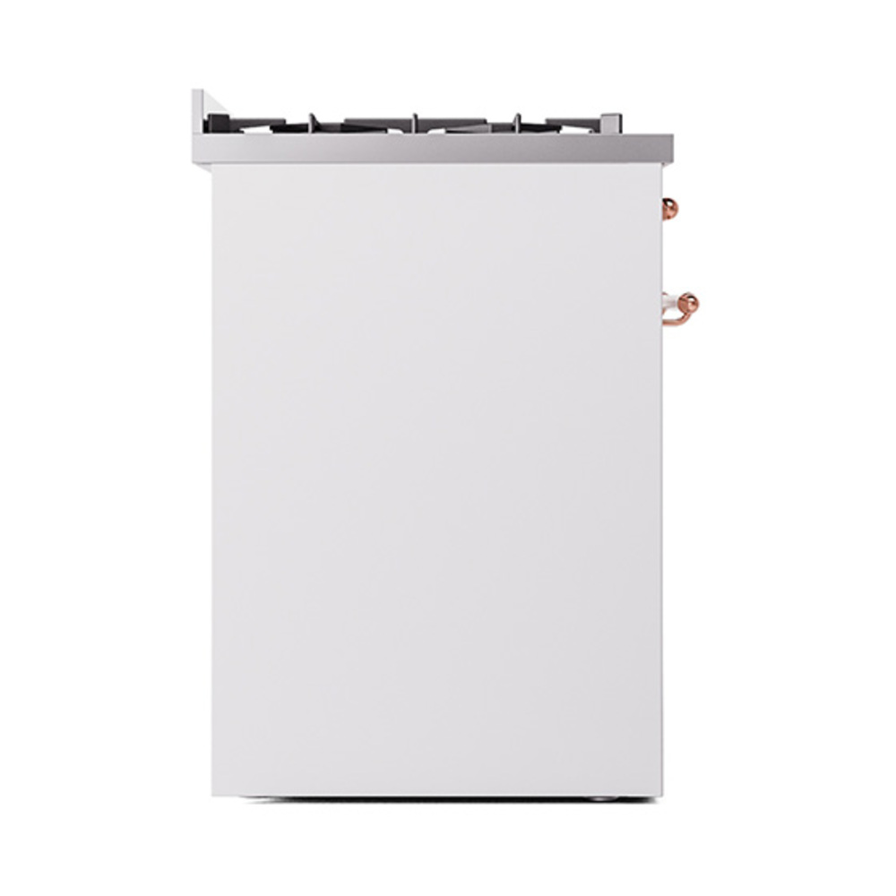 ILVE_UP30QNMPWHPLP_Nostalgie_II_30"_Dual_Fuel_Range_left_side