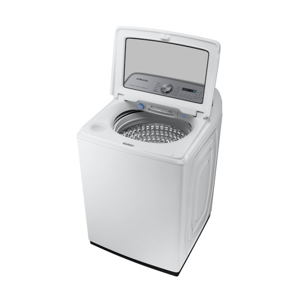Samsung-WA51DG5505AW-right tilted top view with lid open
