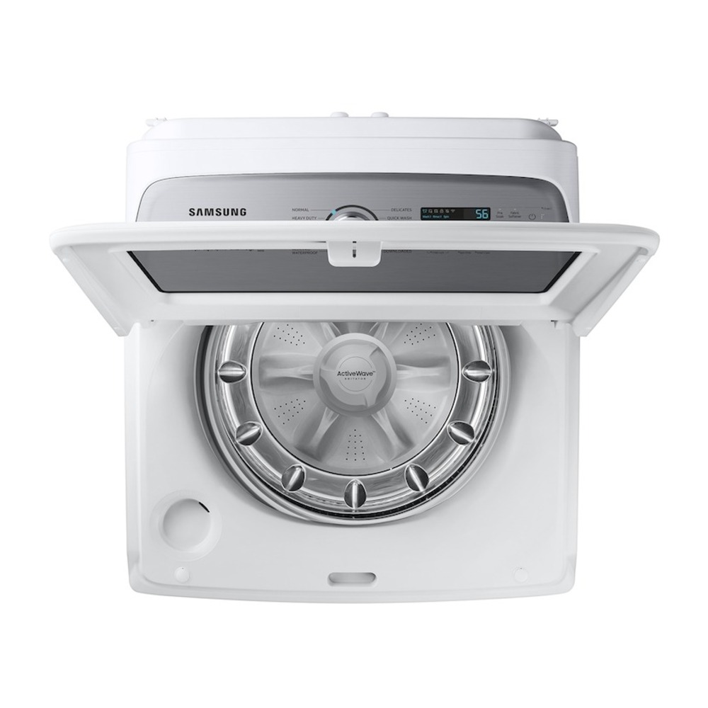 Samsung-WA51DG5505AW-top view with lid open
