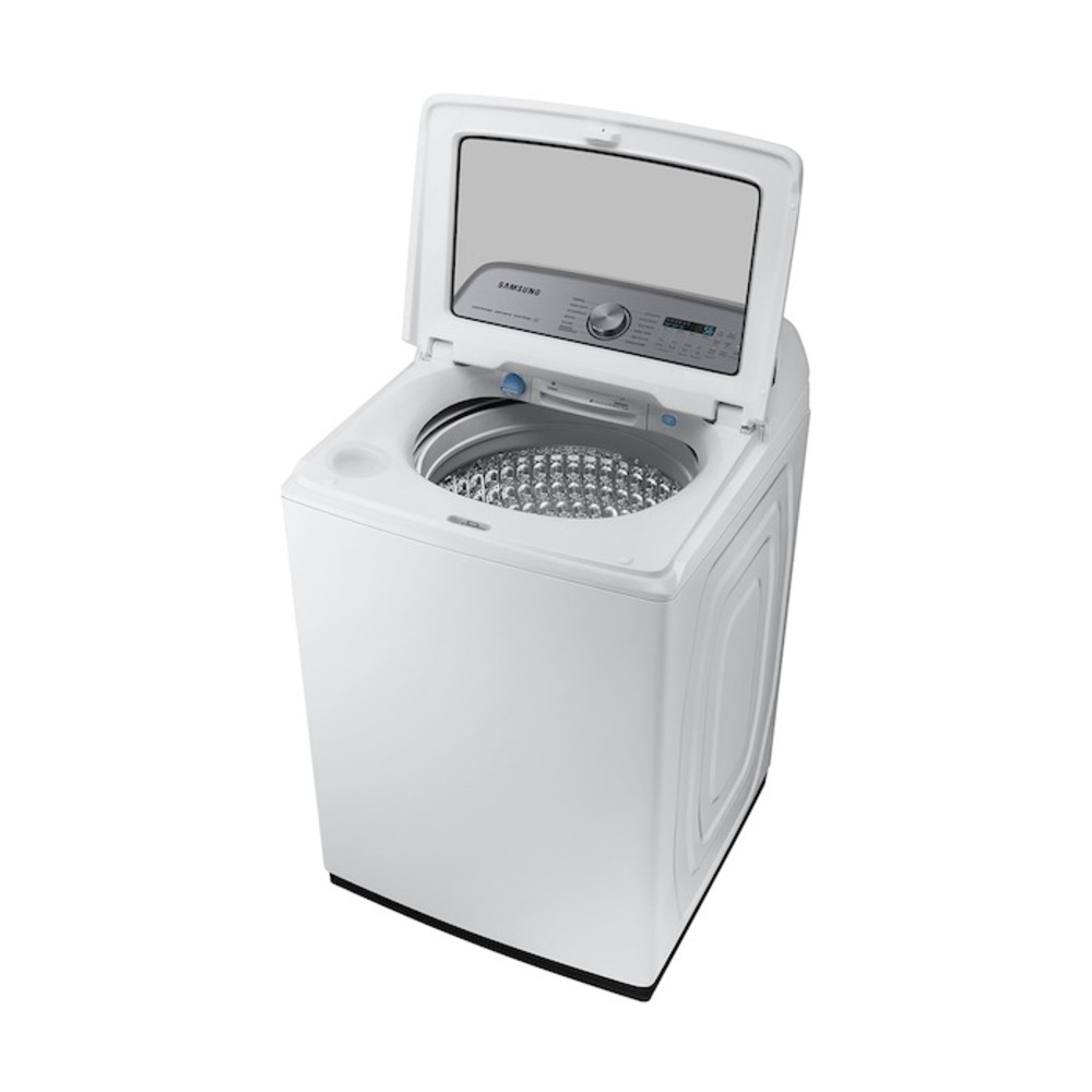Samsung-WA52DG5500AW-right tilted top view with lid open