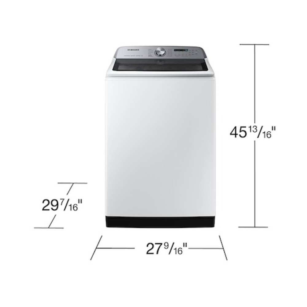 Samsung-WA54CG7105AW-dimensions