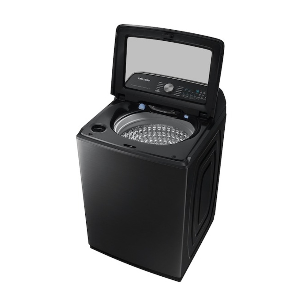 Samsung-WA55CG7100AV-right tilted view with lid open