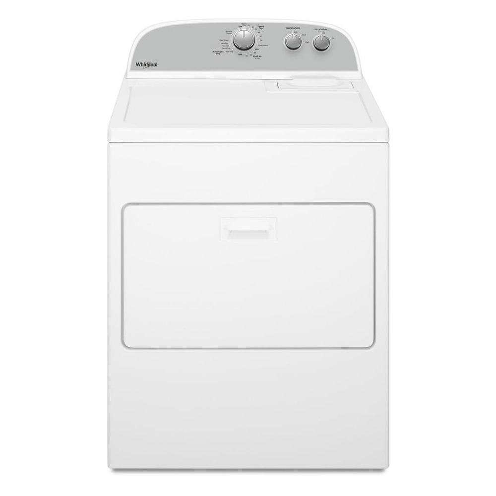 Whirlpool WED4950HW 29 inch Electric Dryer with 7 cu. ft. Capacity, AutoDry Drying System, Wrinkle Shield Option, 3 Drying Temperature, in White