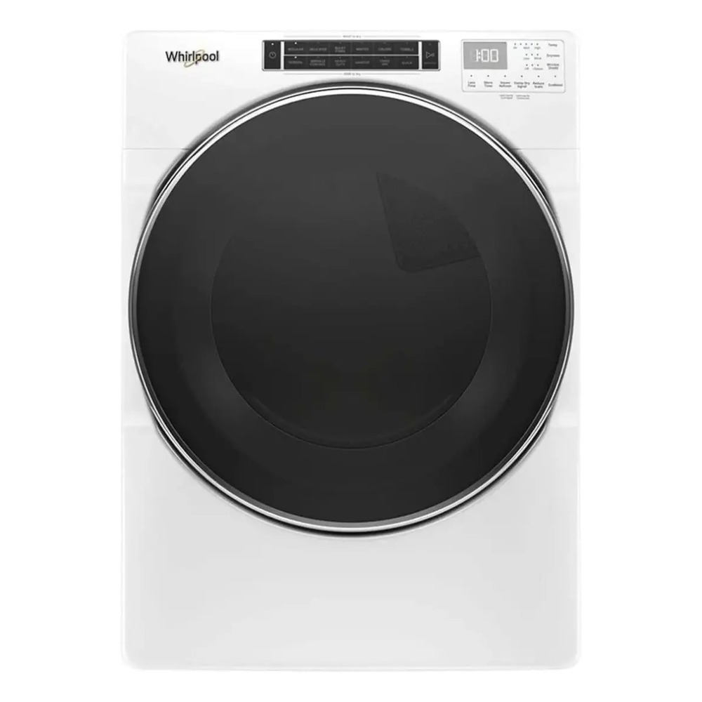 Whirlpool WED8620H 27 inch Front Load Electric Dryer with 7.4 cu. ft. Capacity, Intuitive Controls, Steam Refresh Cycle, EcoBoost Option