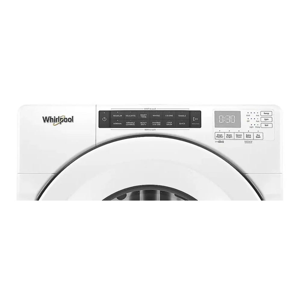 Whirlpool WFW560CHW 27 inch Closet Depth Washer with 4.3 cu. ft. Capacity, 14 Cycles in White