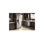 Whirlpool WRS588FIH 36" Side-by-Side Refrigerator with 28 cu. ft. Capacity, Adaptive Defrost, Humidity-Controlled Crispers, FreshFlow™ Air Filter