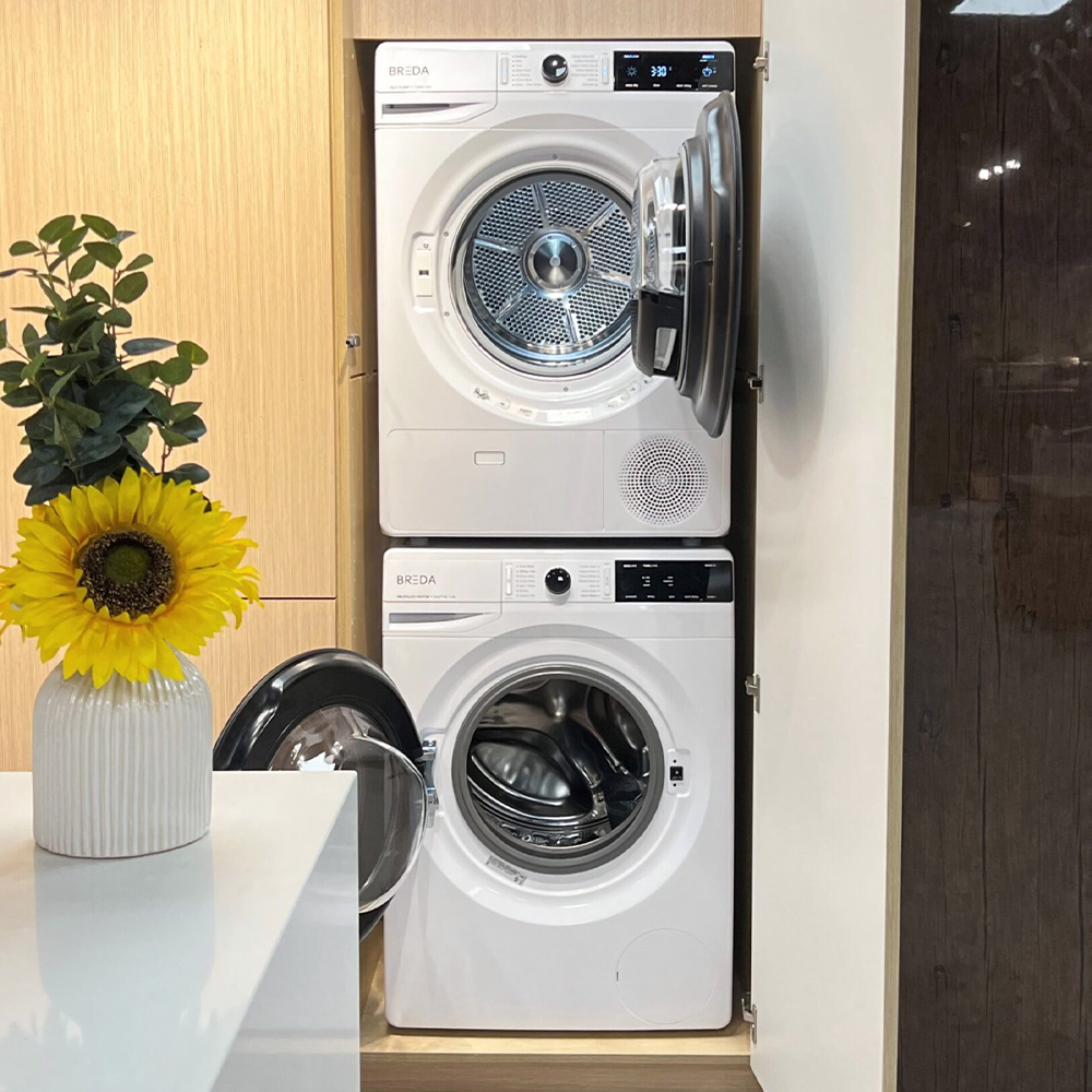 BREDA 24” Stackable Dryer – Heat Pump, Ventless (LUDH 92700)