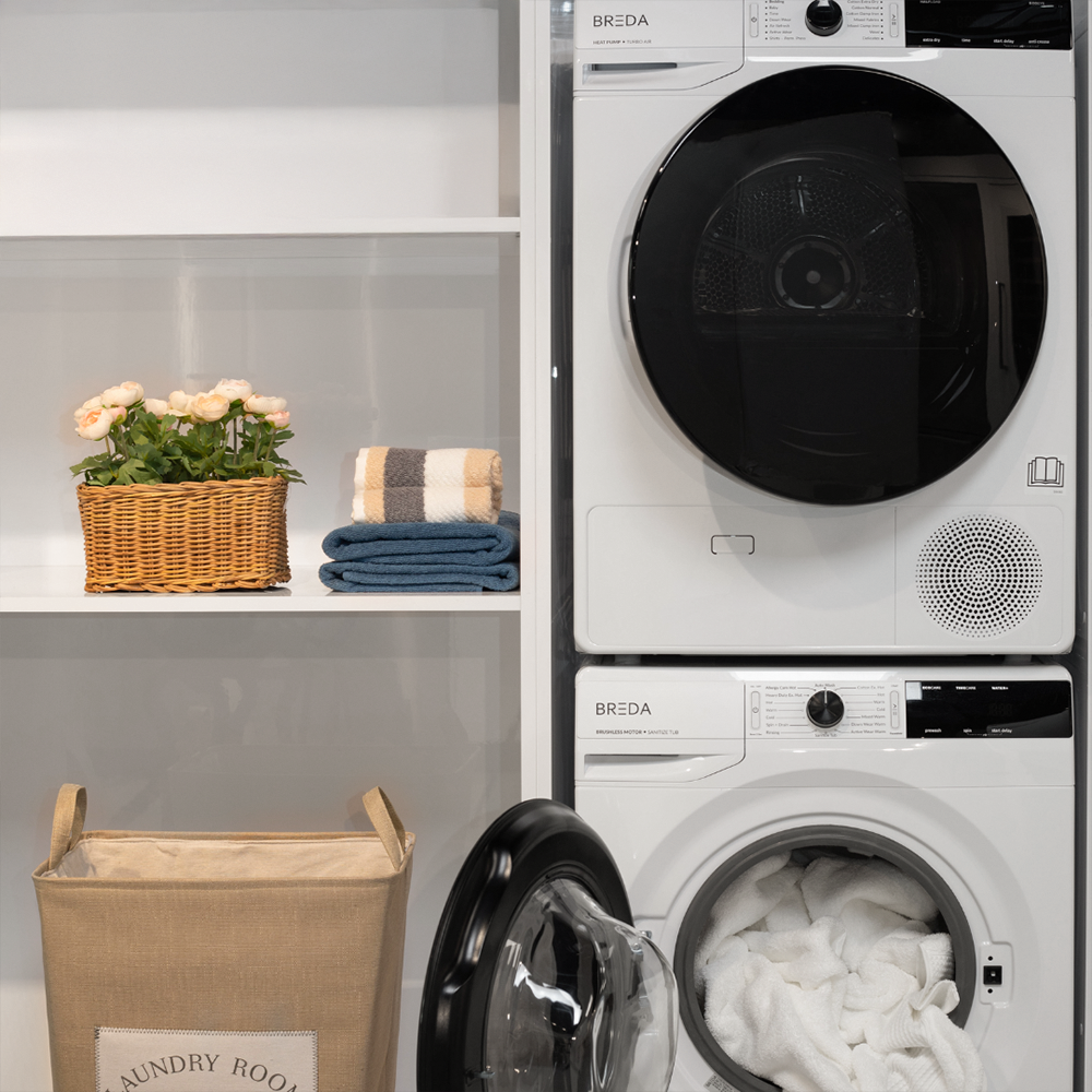 BREDA 24” Stackable Dryer – Heat Pump, Ventless (LUDH 92700)