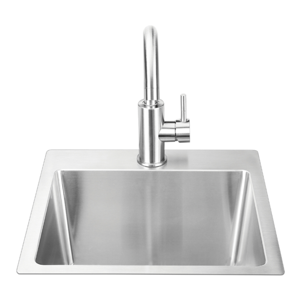 Bull 12515 18 inch Premium Dual Mount Sink, in Stainless Steel