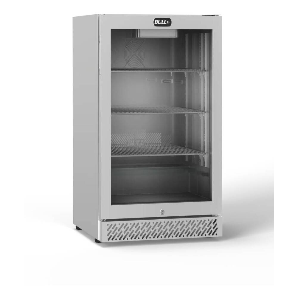 Bull 13100 Premium 24 inch Built In Double Drawer Refrigerator with 4.9 cu. ft. Capacity, 3 Shelf Storage System, Reversible Door, Internal Digital LED Control Panel, in Stainless Steel