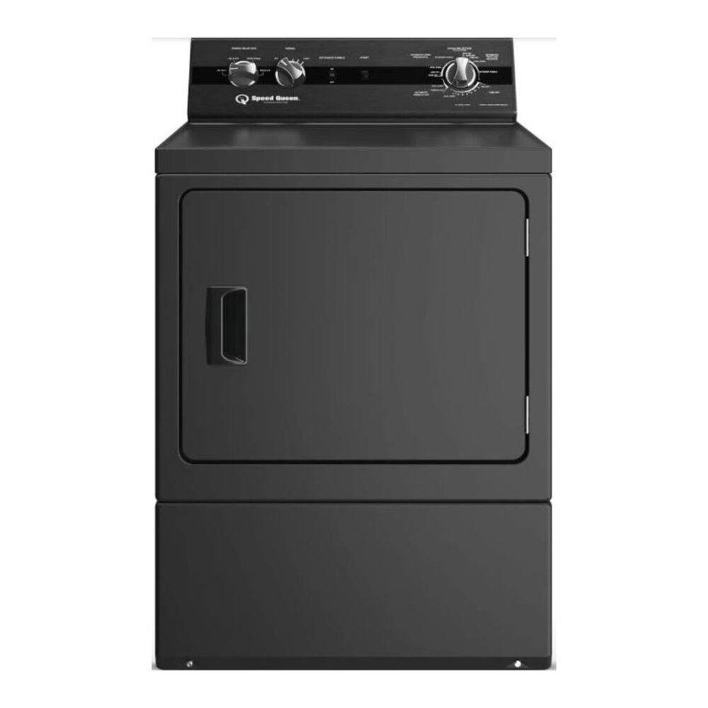 Speed Queen DC5004E 27 Inch Electric Dryer with 7 cu. ft. Capacty, Reversible Door, 4 Temperature Selections, Sanitize Mode, Cylinder Light
