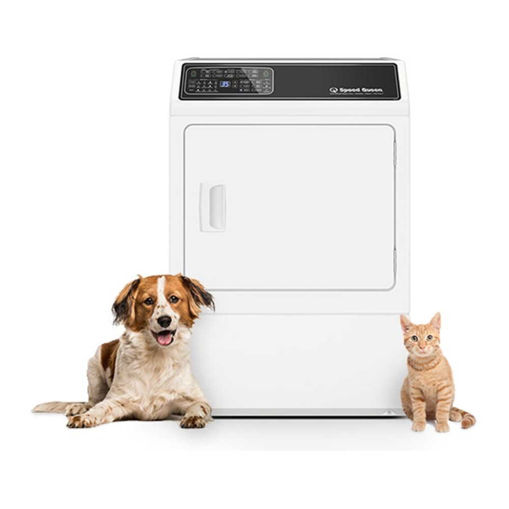 Speed Queen DF7004E 27" Electric Dryer with 7 cu. ft. Capacity, Pet Plus, Steam, Energy Star