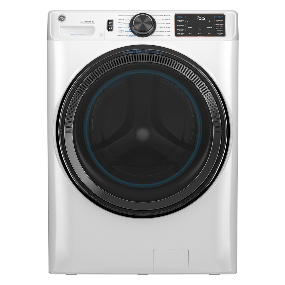 GE GFW655S 28" ENERGY STAR 5 cu. ft. Smart Front Load Washer with SmartDispense and UltraFresh Vent System with OdorBlock