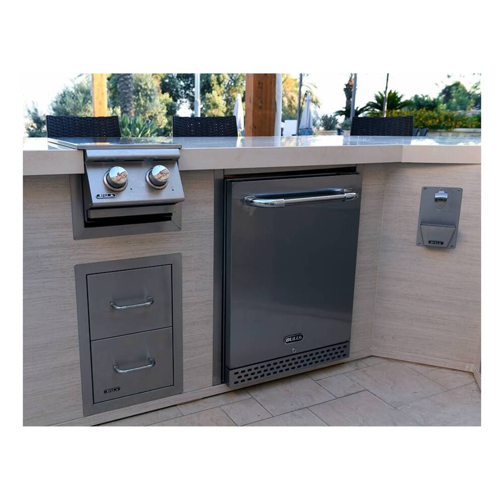 Bull 13910 Refrigerator Finishing Frame with Reveal, in Stainless Steel