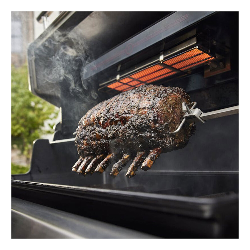 Weber 1500090 Summit GC38 E Freestanding 84 inch Grill Center with 1053 sq. in. Cooking Area, 93000 Total BTU, Top-down infrared broiler, Heavy-duty, integrated rotisserie, Weber Crafted cooking grates