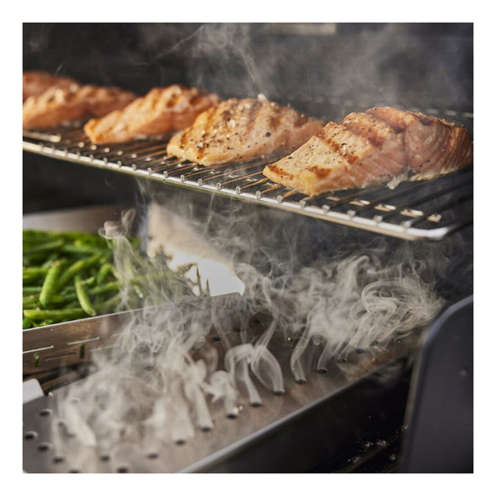 Weber 1500090 Summit GC38 E Freestanding 84 inch Grill Center with 1053 sq. in. Cooking Area, 93000 Total BTU, Top-down infrared broiler, Heavy-duty, integrated rotisserie, Weber Crafted cooking grates