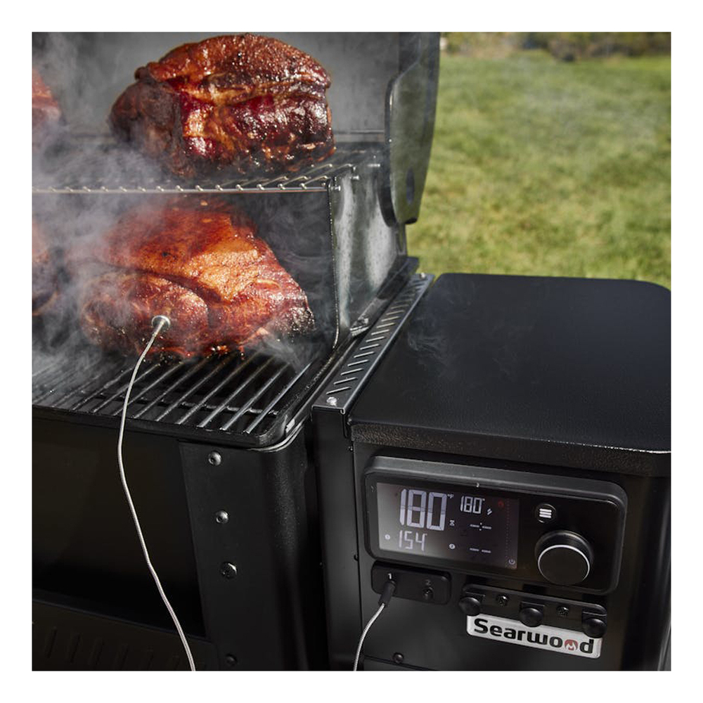 Weber-1500121-cook with the lid open