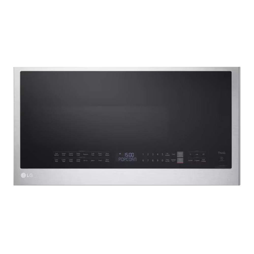LG MHEC1737F 30" Over the Range Microwave with 300 CFM, 1.7 cu. ft. Capacity, 950 Cooking Watts, Air Fry , Sensor Cook , Convection, in PrintProof Stainless Steel