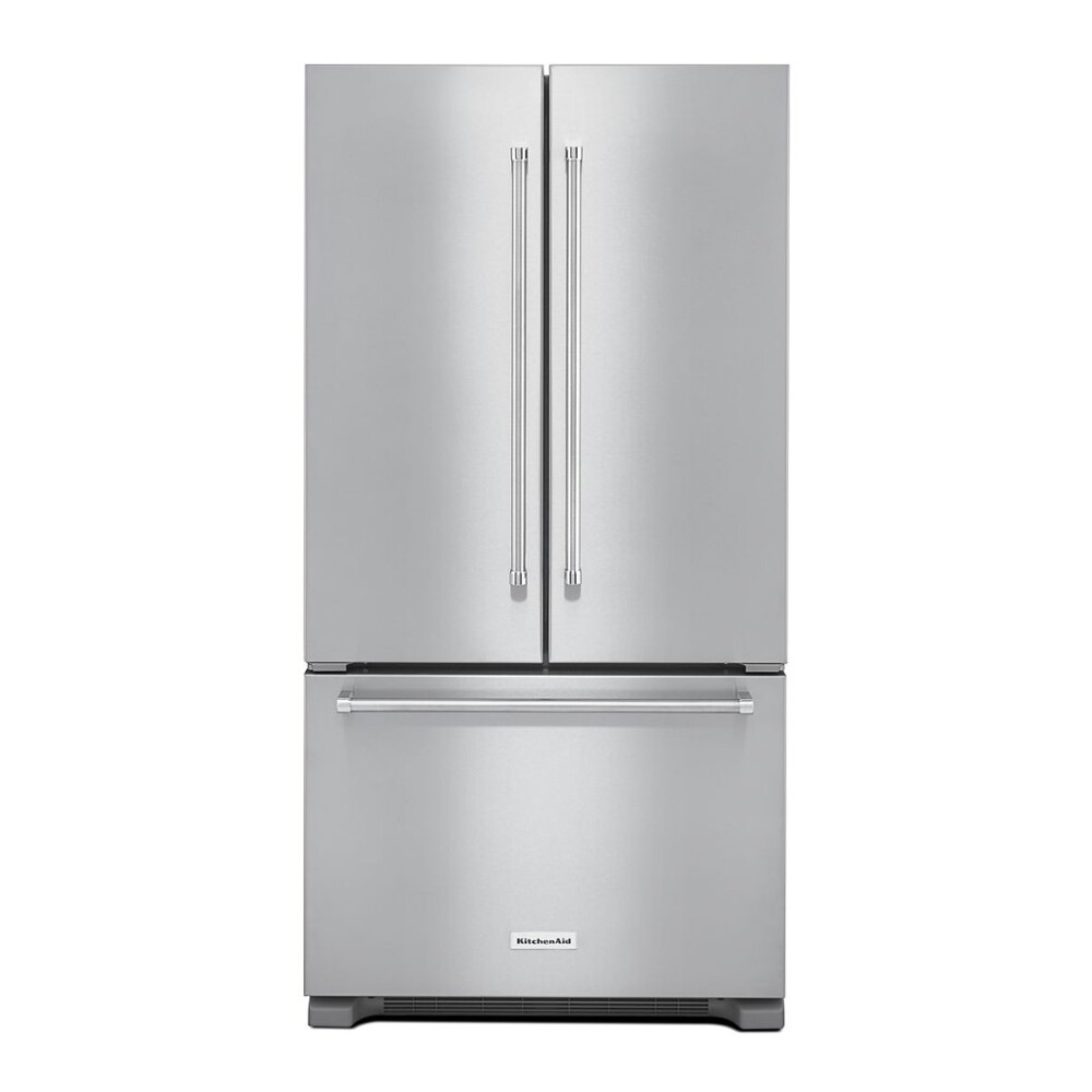 KitchenAid KRFC302E 36" Counter Depth French Door Refrigerator with 21.94 cu. ft. Capacity, ExtendFresh Temperature Management System and Interior Water Dispesner
