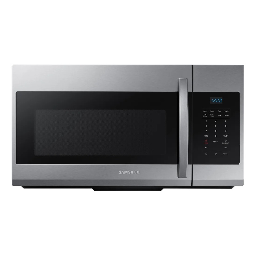 Samsung ME17R7021E 30" Over the Range Microwave with 1.7 cu. ft. Capacity, 300 CFM, 1000 Watts Cooking Power and Child Safety Lock