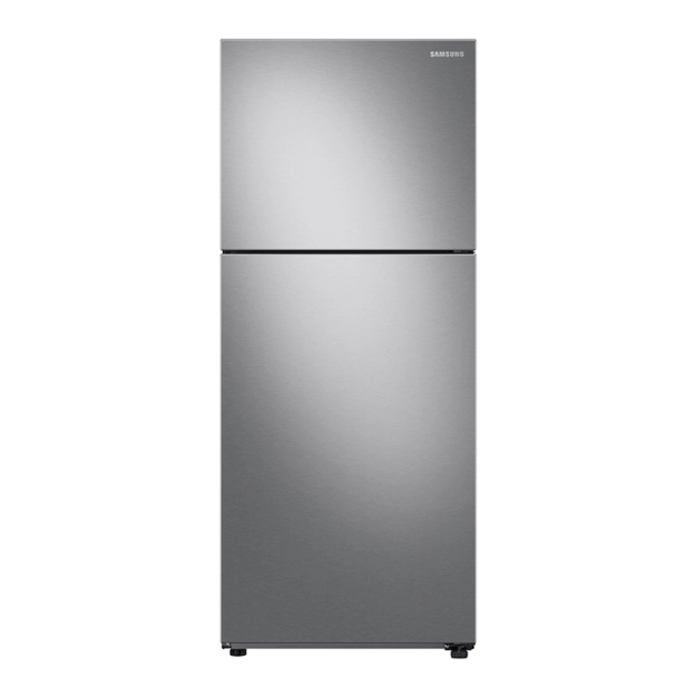 Samsung Bespoke 4-Piece Kitchen Appliances Package with RT16A6195SR 28 inch Smart 4-Door Top Door Refrigerator, ME17R7021ES 30 inch Smart Over-the-Range Microwave, NX60A6311SS 30 inch Smart Freestanding Gas Range and DW80CG5450SR 24 inch Smart Built-In Dishwasher, in Stainless Steel