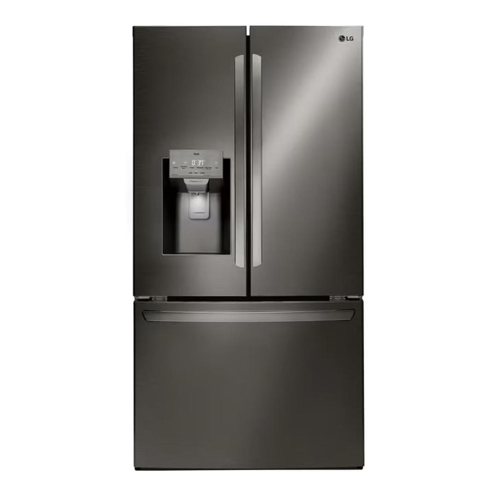 LG LRFS28XB 36" Standard Depth 3 Door French Door Refrigerator with 25.5 cu. ft. Capacity, Multi Air Flow Cooling, Door Cooling+, Smart Pull® Handle