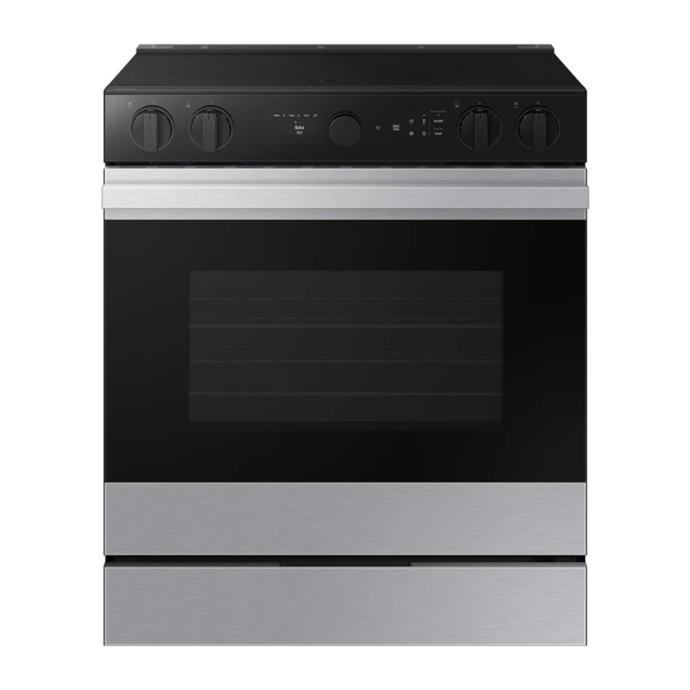 Samsung NSE6D8700 30" Bespoke Smart Slide-In Electric Range with 5 Elements, 6.3 cu. ft. Oven Capacity, Smart Oven Camera and Illuminated Precision Knobs