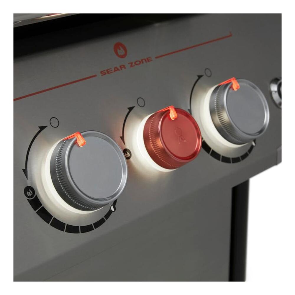 Weber 3 Genesis SPX-435 Smart Gas Liquid Propane Grill with 994 sq in Cooking Area, WEBER CONNECT Smart Technology, in Stainless Steel