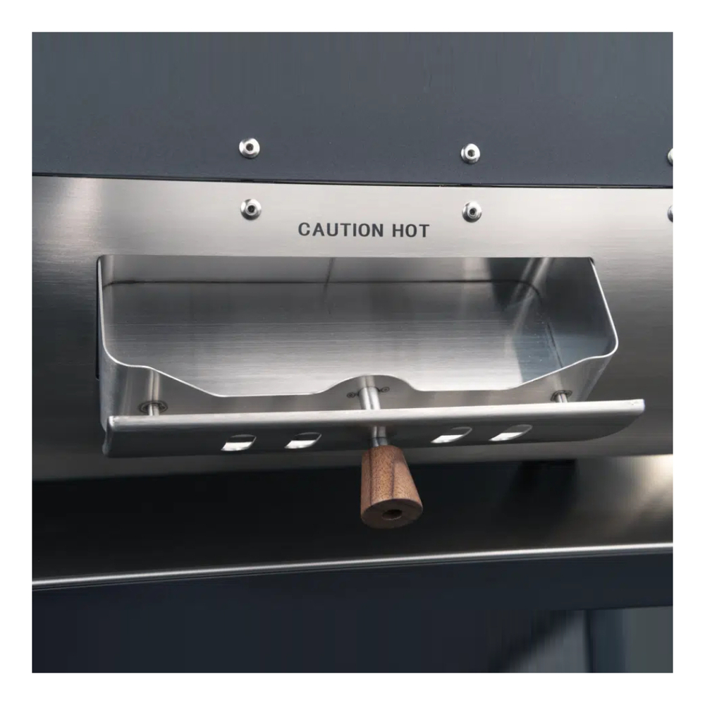 Bull 695 30 inch Dual Fuel Countertop Pizza Oven, Removable Bluetooth Digital Thermometer, Pizza Peel, Versatile Temp Control, in Stainless Steel