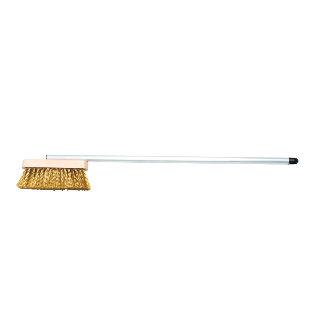 Bull 69570 Short Handled Brass Pizza Oven Brush