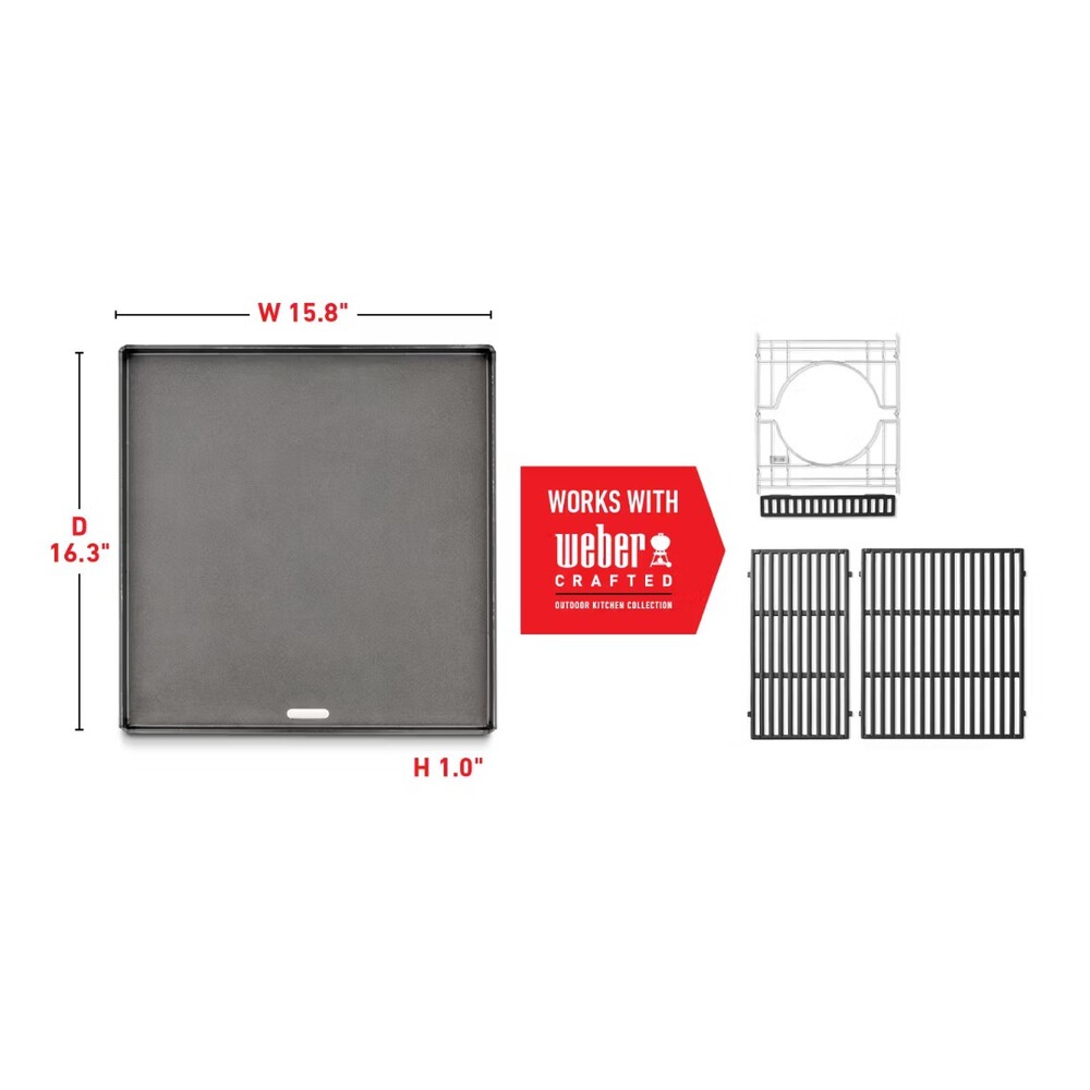 Weber 7672 dimensions